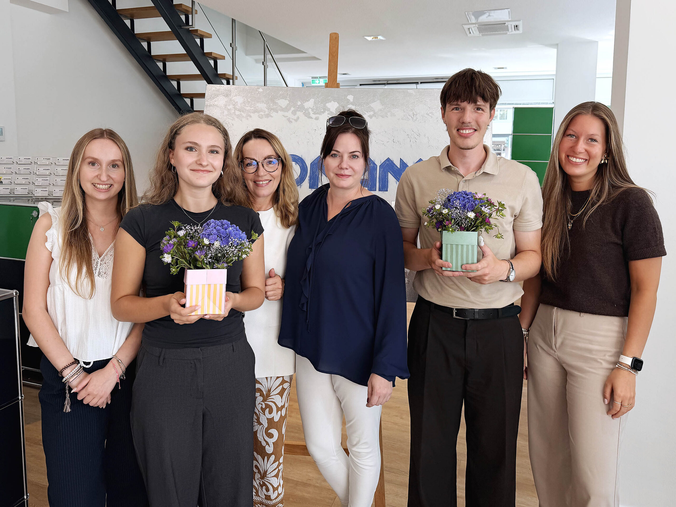 Willkommen im Team: Liv Düe und Lennart Eppe starten ihre Ausbildung bei HOMANN IMMOBILIEN