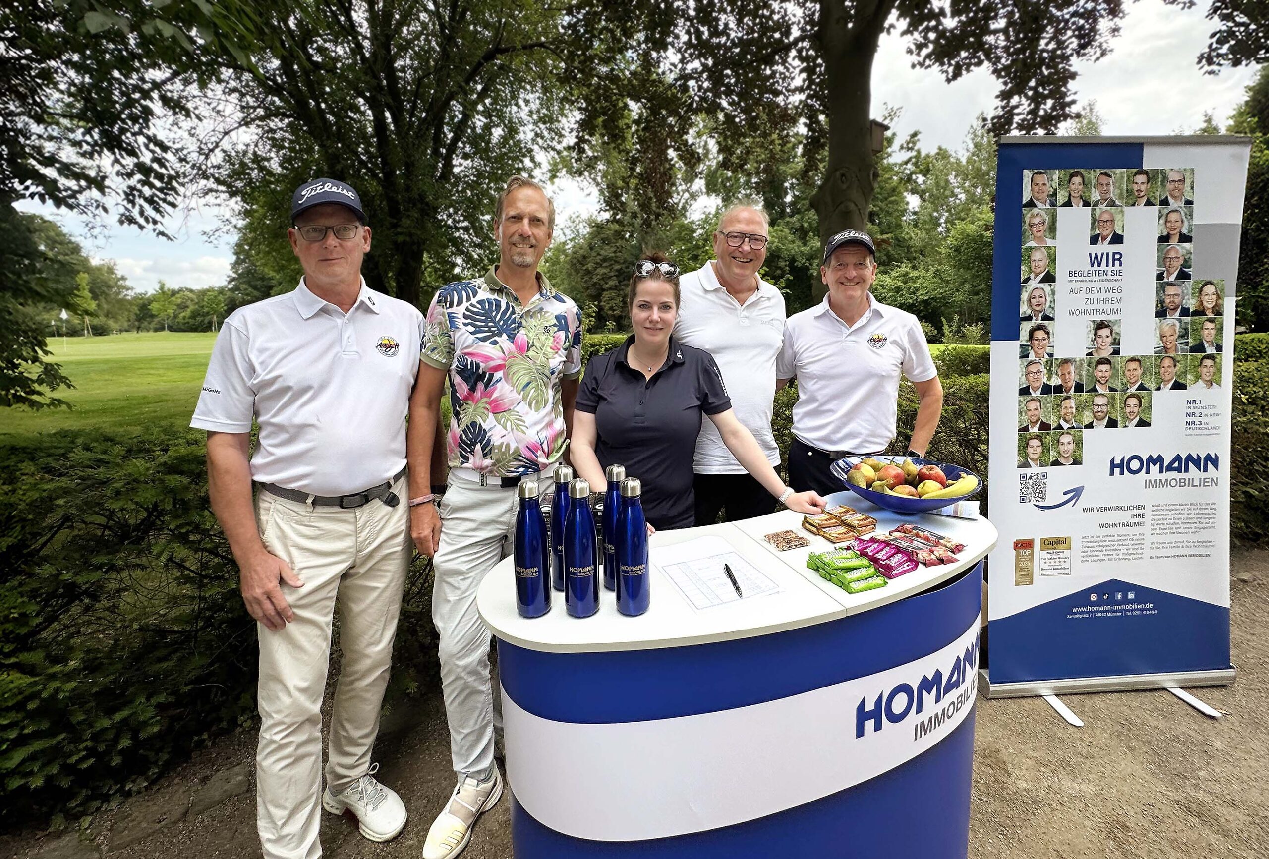 HOMANN Golfcup 2025: Fairway trifft Fachwissen – „Tee-Time“ mit HOMANN IMMOBILIEN im Golfclub Münster-Wilkinghege