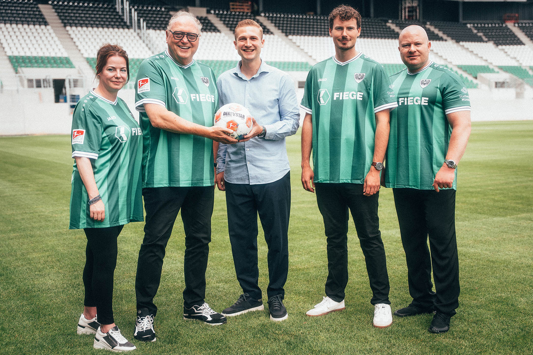 Gemeinsam für Münster: HOMANN IMMOBILIEN verlängert Sponsoring mit Preußen Münster in der 2. Bundesliga
