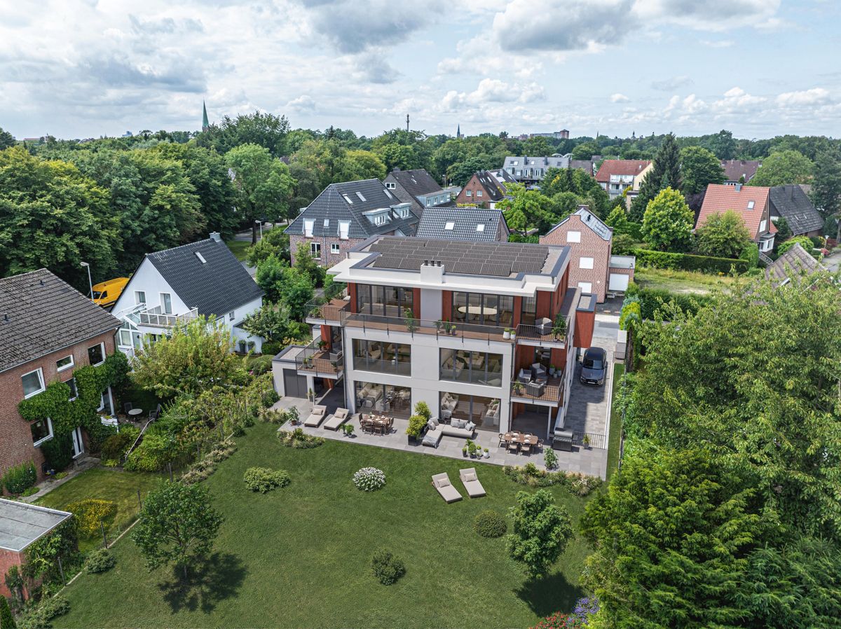 Gartenansicht - Visualierung