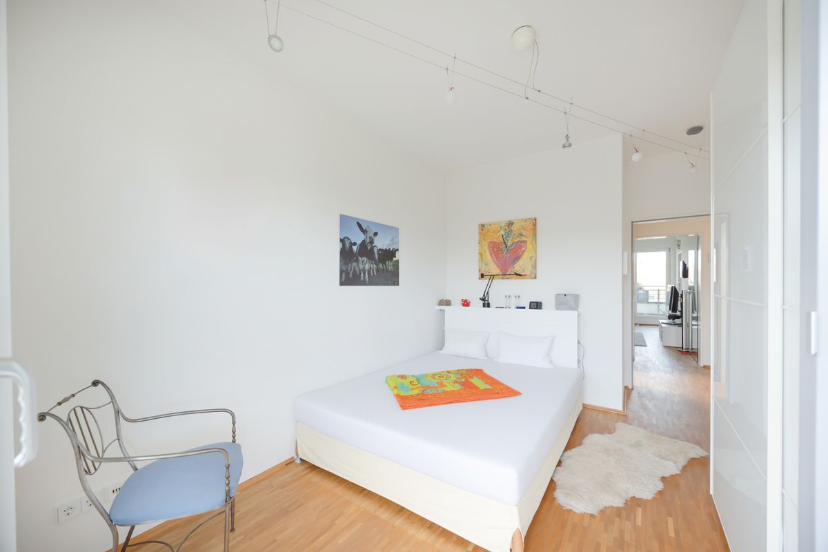 Das lichtdurchflutete Schlafzimmer...