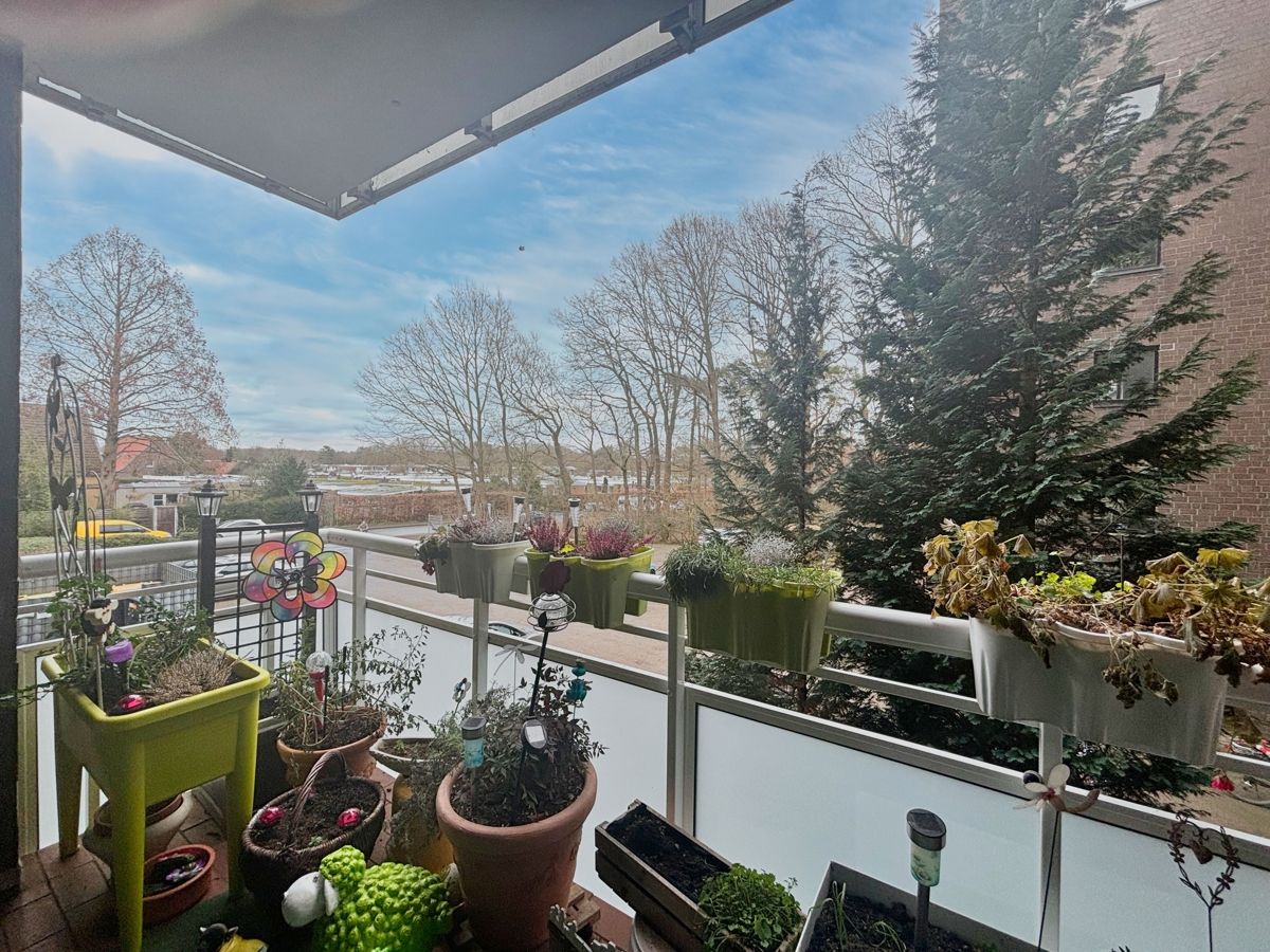 ...mit Aussicht ins Grüne...