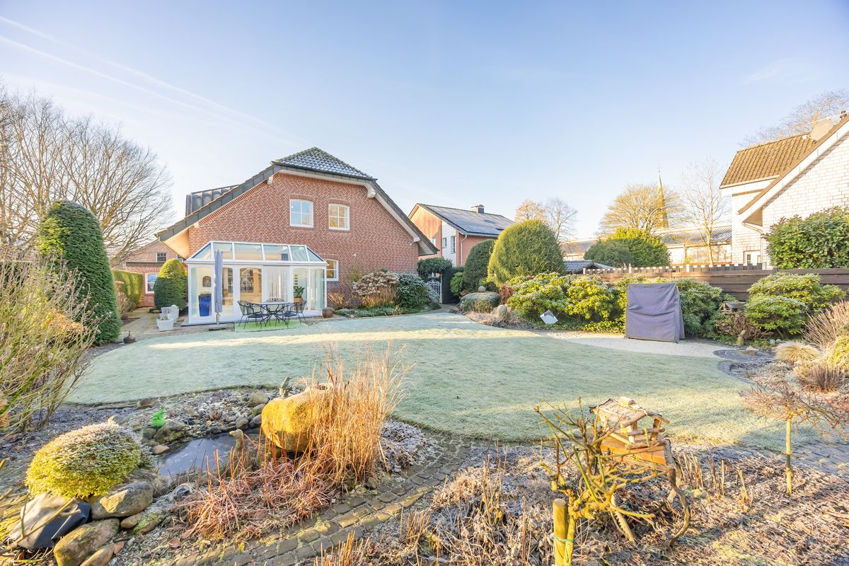 Rückansicht des Hauses