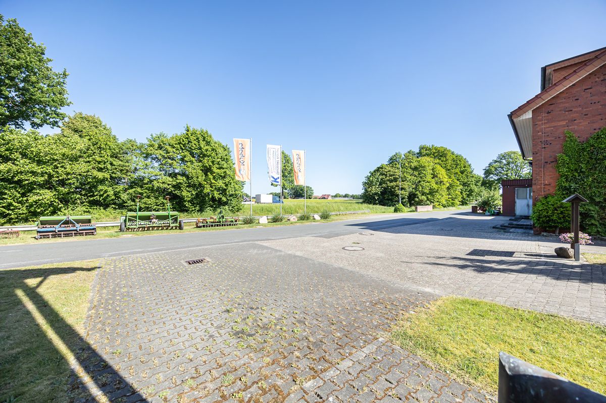 Blick zur Bundesstraße
