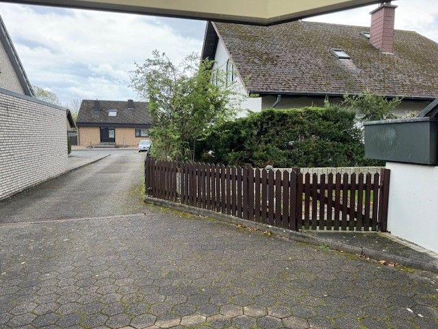 Die Auffahrt zur Garage