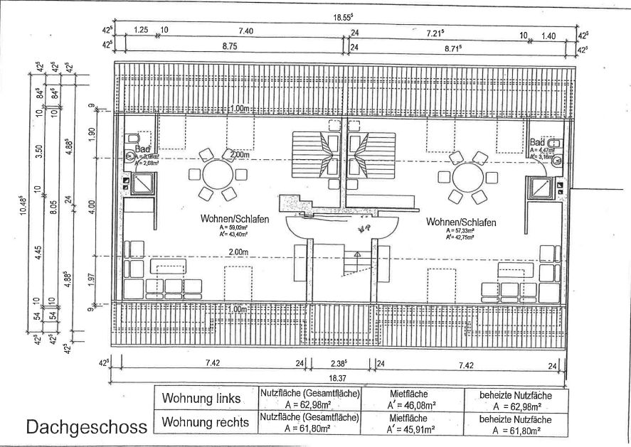 Grundriss Dachgeschoss