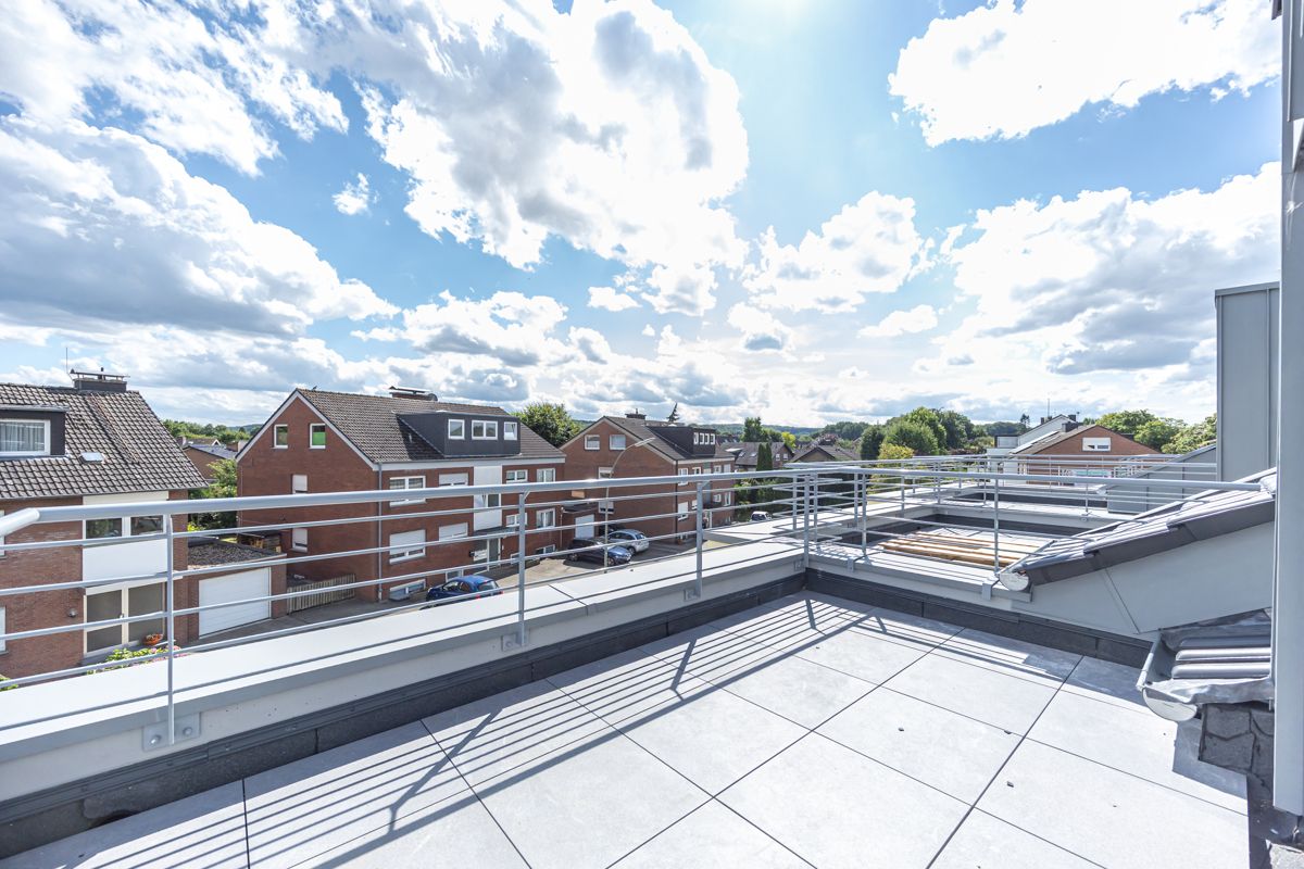 ...und dem grandiosen Blick zu den Baumbergen