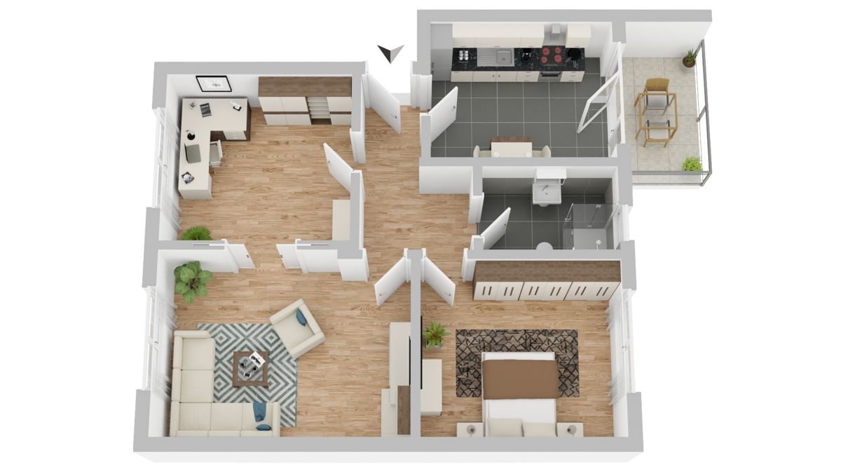Wohnungsgrundriss