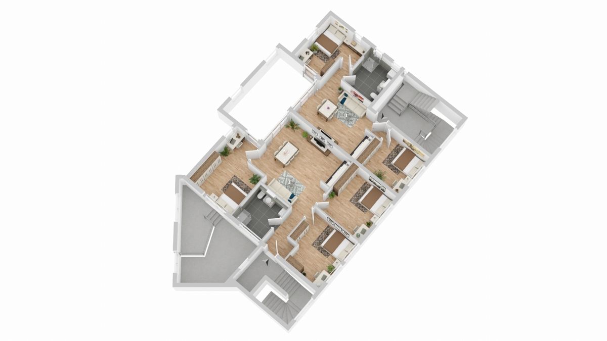 Grundriss Wohnungen DG