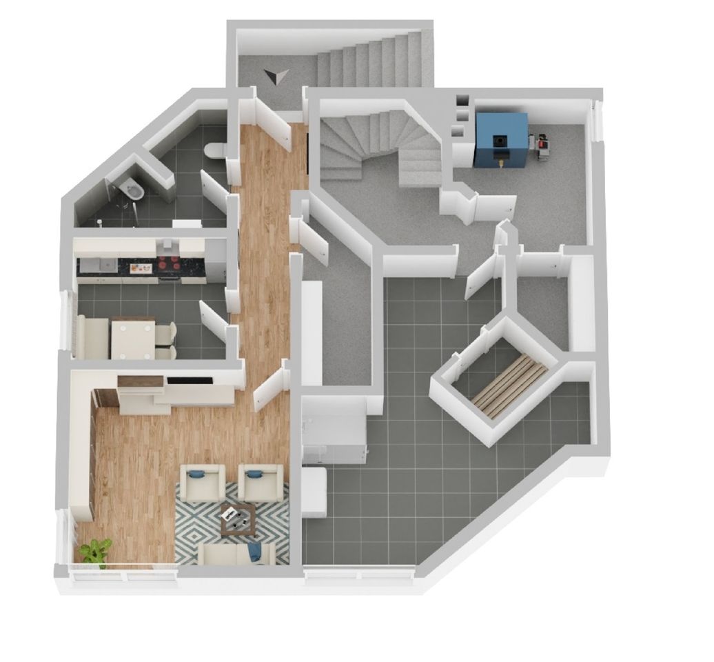 Grundriss Untergeschoss mit ELW