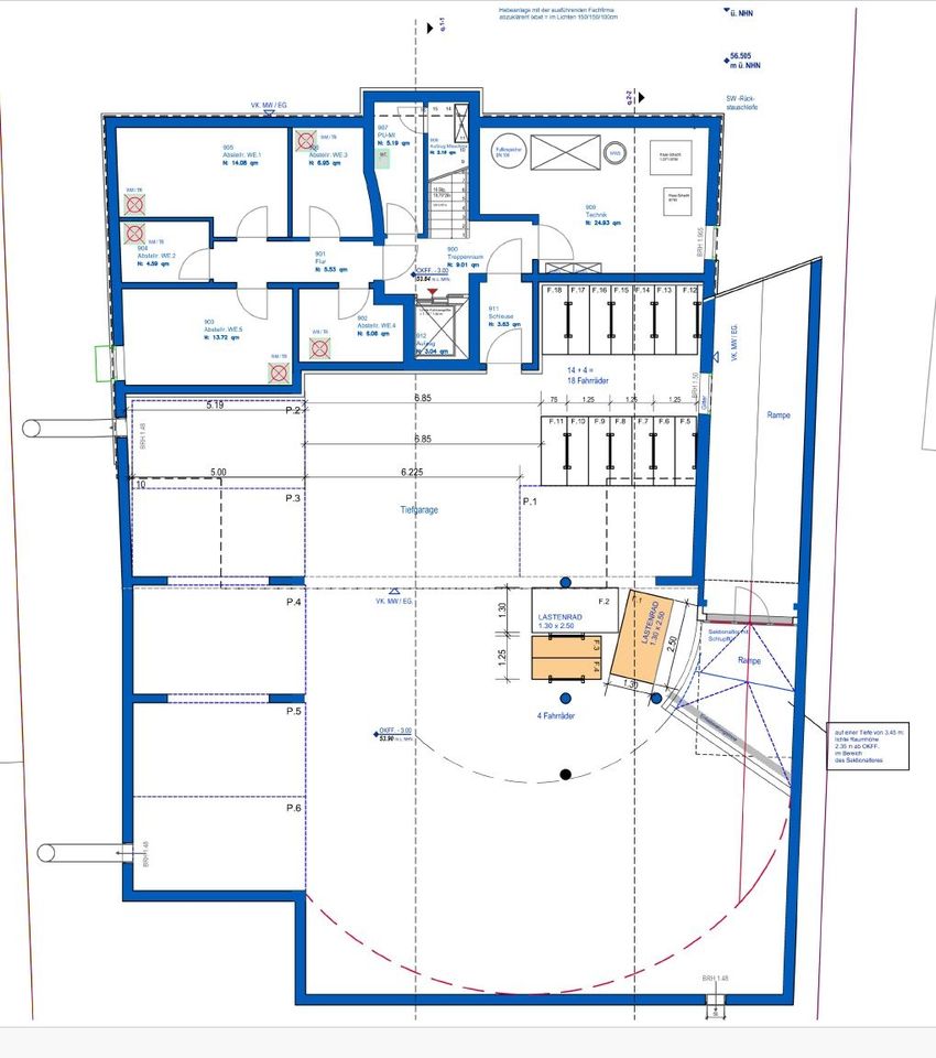 Tiefgaragenplan