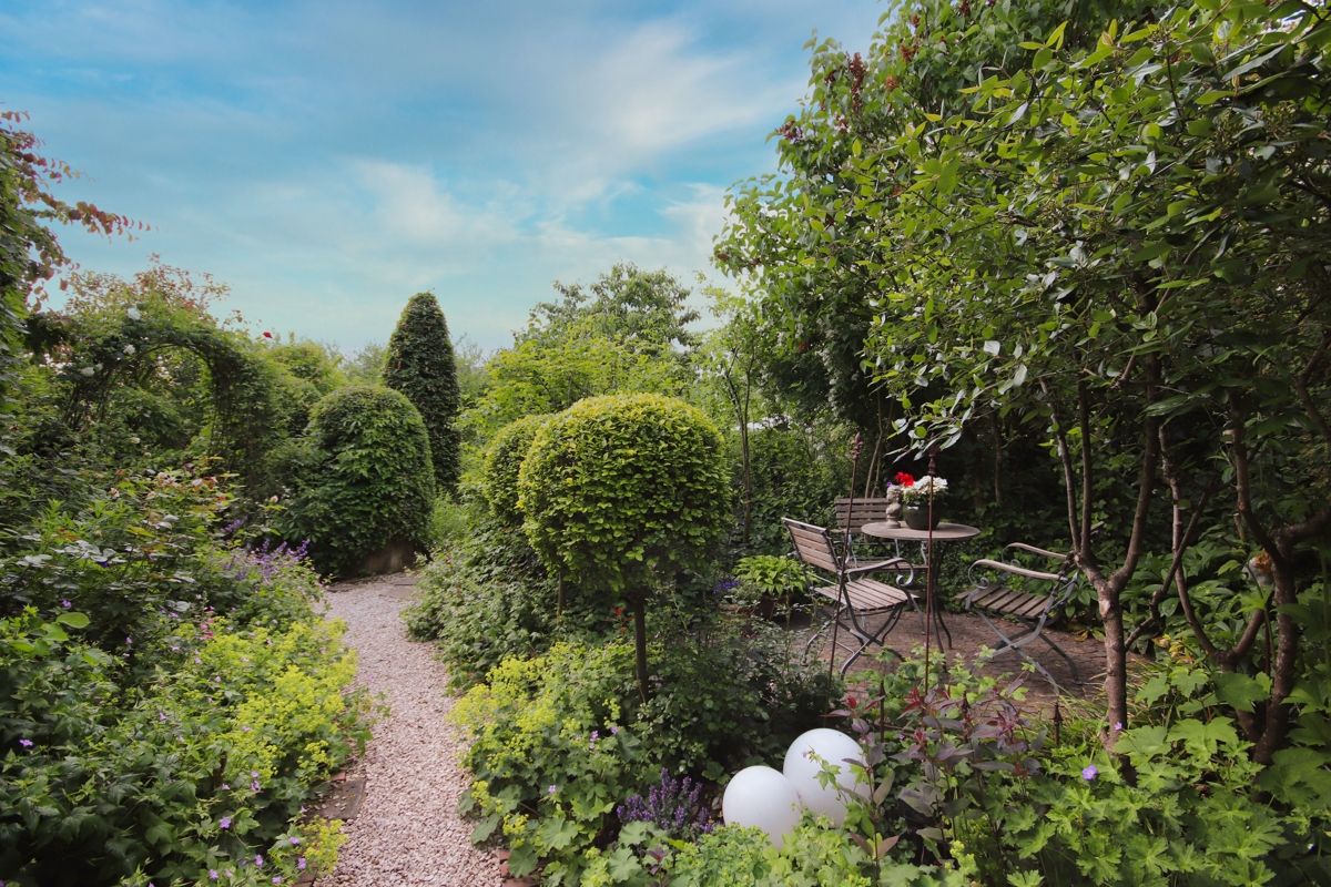 Terrasse Wohnhaus-Garten