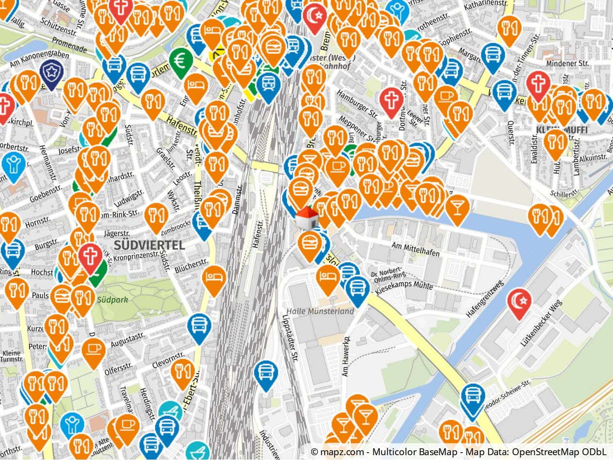 Geolyzer Kartenausschnitt