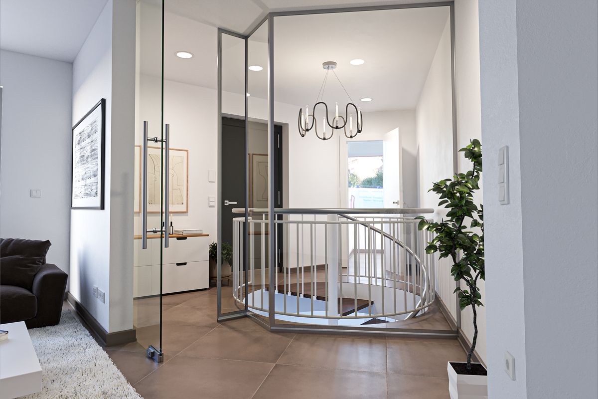 Diele und Treppe