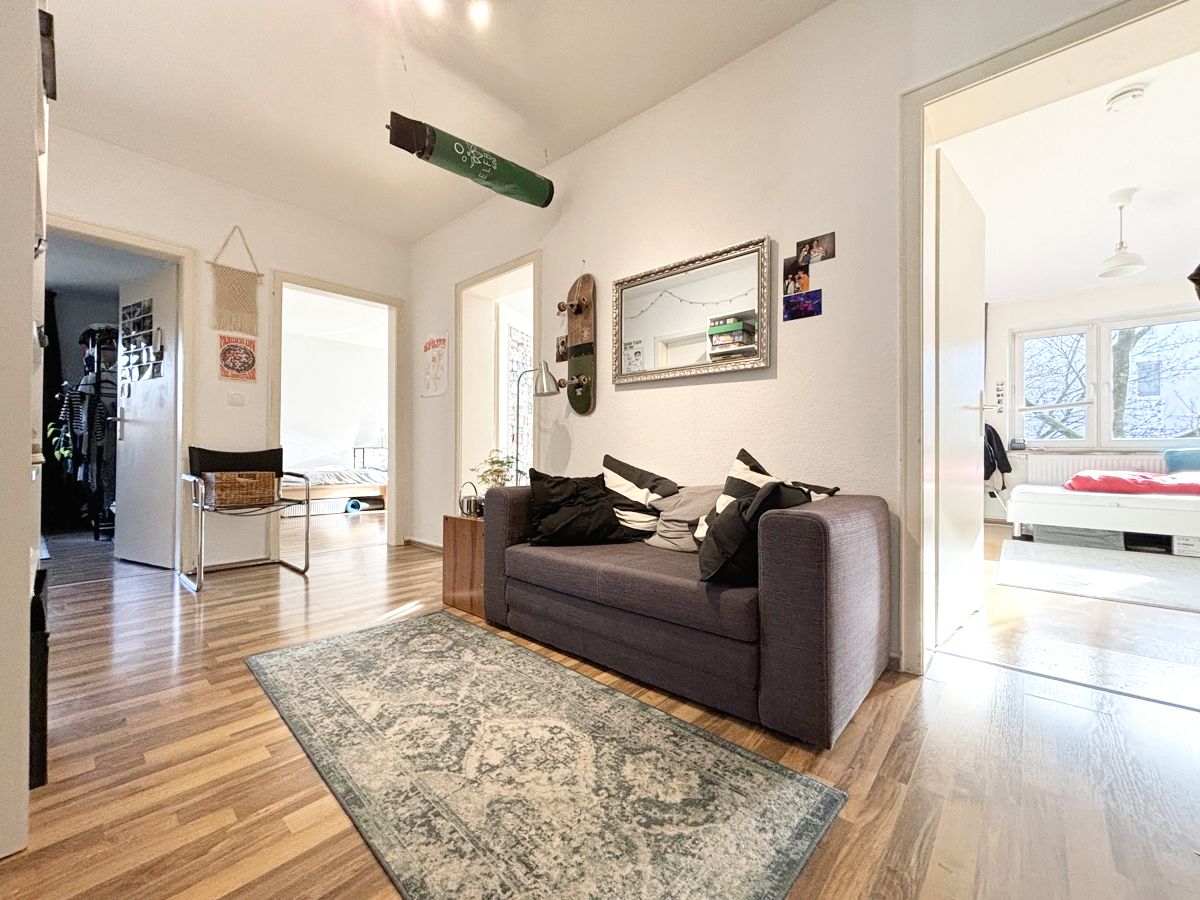 Der großzügige Flureingangsbereich