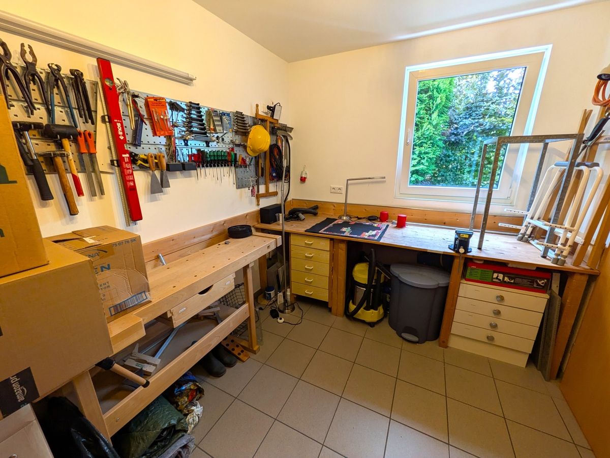 Ein eigener Hobby- und Werkstattraum