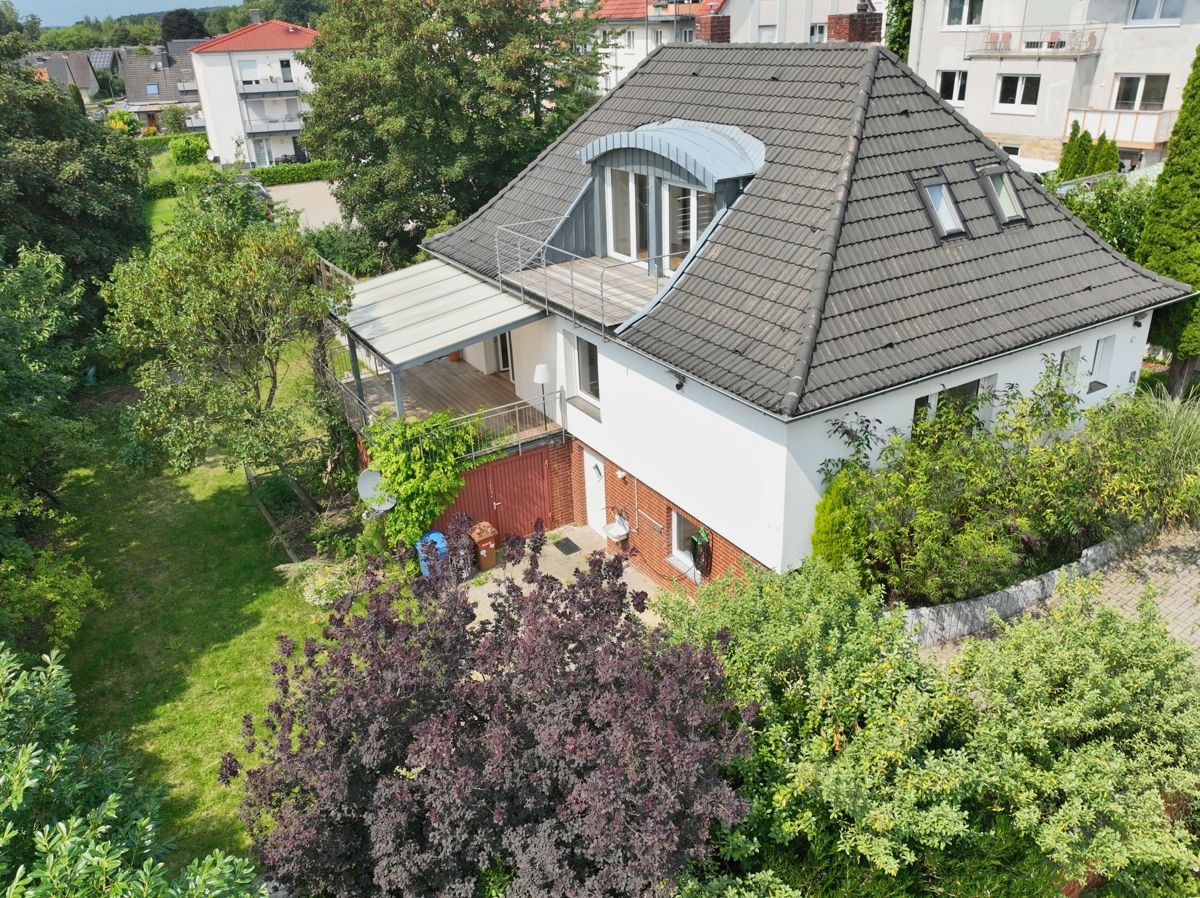 Loggia im Dachgeschoss mit Fernblick
